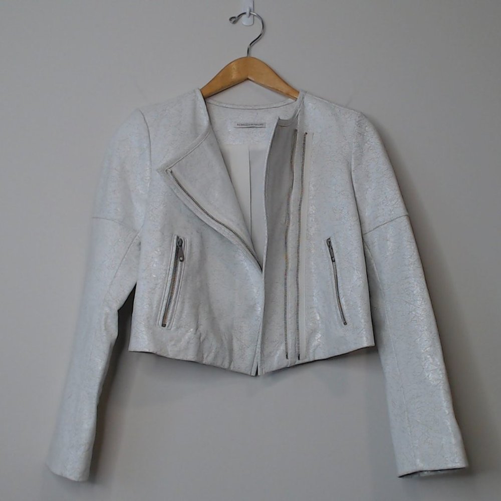 White Leather Jacket